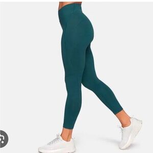 Outdoor Voices TechSweat Core 7/8 Leggings Green